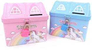 MSN smat gifttop coin bank combo hut shape Coin Bank