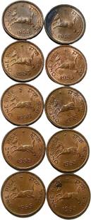 rbf RARE VERY RARE 1 PICE HORSE COIN YEAR 1953 COIN 2.88 GRAM Medieval Coin Collection
