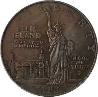 Hop n Shop Extremely Rare United States 1 Dollar Statue of Liberty 1906 Modern Coin Modern Coin Collection