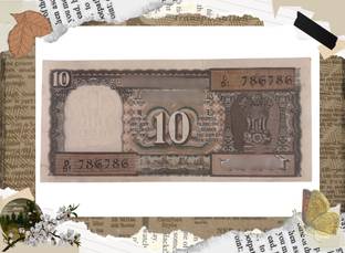 Parvati Heritage Collection 10 Rupee 786786 Special Fancy Serial Number 1 Boat Old Note Collection Modern Coin Collection