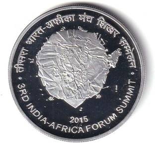 GODHOOD 3rd India-Africa Forum Summit 500 Rs Collectible Memorable Token Ancient Coin Collection