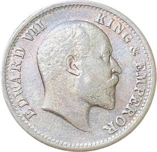 rbf LUCKY ERROR 1/2 Pice - Edward VII King & Emperor 1904 Copper British India Coin Medieval Coin Collection