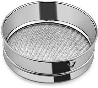 FREAKERS Stainless Steel Atta Chalni/Channi/Flour Sieve/Spices, karwa chauth channi Strainer