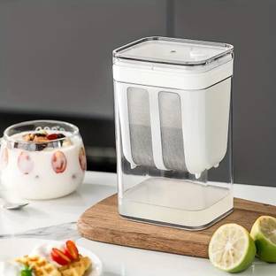 ambdded ambdded Hung Curd Strainer Box | Greek Yogurt & Curd Maker – 1400ml Steel Mesh Strainer