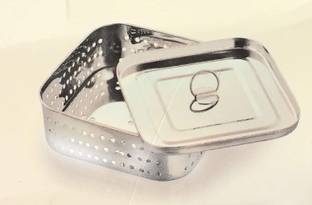 champriti Paneer Maker Mould Stainless Steel 500 ml Square Shape Colander