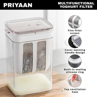 PRIYAN ENTERPRISES Hung Curd Maker for Home | Yogurt Filter Strainer,1100 ML Strainer