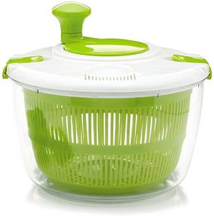 Calldrishe Salad Spinner Vegetable and Fruit Dryer | 5L Spin Basket Collapsible Strainer