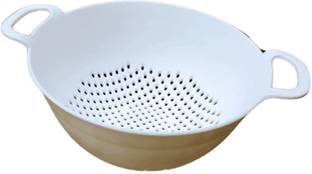 prisma collection Vegetable, Pasta ,Rice , Coriander Strainer | Colander Plastic Washing Bowl Collapsible Colander
