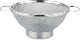 PRABHA Stainless Steel Wire Mesh Filter Colander Mesh Strainer Multipurpose Basket Collapsible Colander