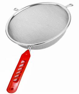 पुथाक 100% Stainless Steel Indian Mesh Quality Soup/Juice Strainer (33x16 cm) स्ट्रेनर
