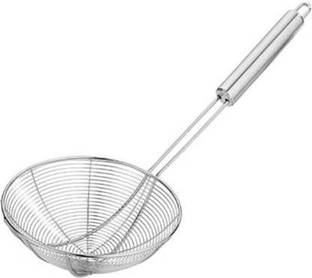 WokHouse Stainless Steel 16 Inch Frying Skimmer Slotted Spoon / Jhara / Channi Strainer