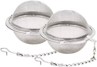 DHRUSIMI Strainer Filter Tea Interval Diffuser for Loose Natural Leaf Tea & Herbal Spices Collapsible Strainer
