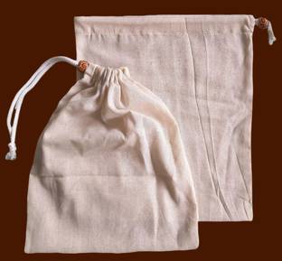 Alphanite 7 Pack Nut Milk Bags 12x10 -100% Cotton Cheesecloth Bags, Reusable Food Strainer Strainer
