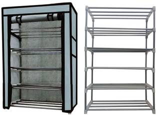 GlowSilk Carbon Steel Collapsible Carbon Steel Collapsible Wardrobe