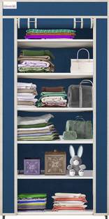 EXPOSURE Blue-6L-WARDROBE Carbon Steel Collapsible Wardrobe