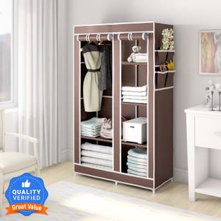 Flipkart Perfect Homes Studio 2 Door 6 Shelf PP Collapsible Wardrobe