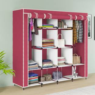 GTC Collapsible Wardrobe 12 Shelves Polyester Collapsible Wardrobe