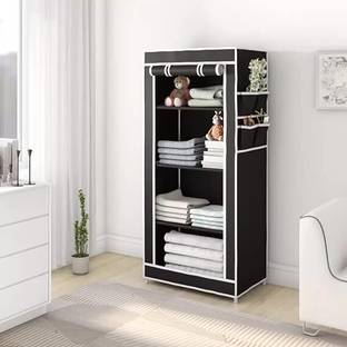 ZENVEXYO BRANDED 6 LAYER Carbon Steel Collapsible Wardrobe