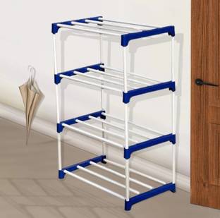 wrt 4 layer multiporpose hard pvc pipe shoe rack PVC Collapsible Wardrobe
