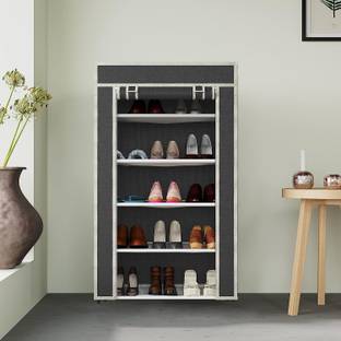 Lyzoo 5 Shelf Plastic PVC Collapsible Wardrobe