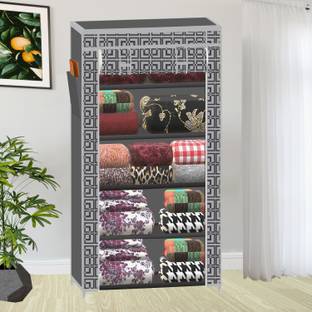 SB07 5 Layer Unique collapsible wardrobe PP Collapsible Wardrobe