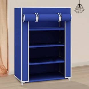 EZ DEAL STORE Carbon Steel Collapsible Wardrobe