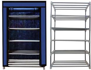 GlowSilk Carbon Steel Collapsible Carbon Steel Collapsible Wardrobe