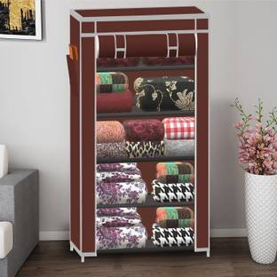 XIVIL With Unique Color collapsible wardrobe 5 shelf PP Collapsible Wardrobe