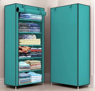 Zoify Carbon Steel Collapsible Wardrobe