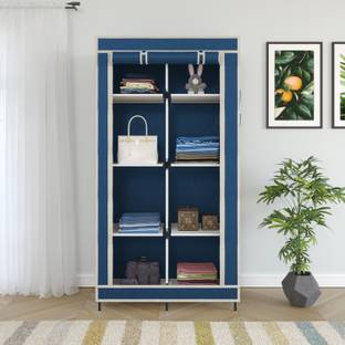 GTC 4+4 Shelves Portable 7800-2 PP Collapsible Wardrobe