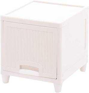 SEASONS 1 UNITS PLASTIC FOLDABLE SINGLE DOOR CUPBOARD FOR CLOTH STORAGE MODULAR CABINET PVC Collapsible Wardrobe