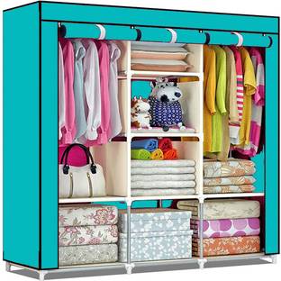 EEMWAY Carbon Steel Collapsible Wardrobe