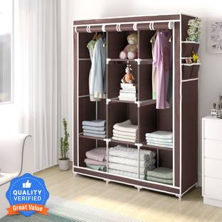 Flipkart Perfect Homes Studio Premium Quality 3 Door 8 Shelf PP Collapsible Wardrobe