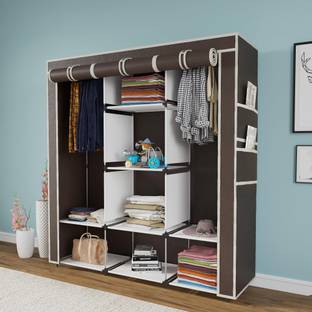 CONTINENTAL 6+2 Shelves Portable 88130 PP Collapsible Wardrobe