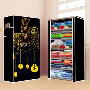 Lyzoo A6 Shelf Plastic Wardrobe PVC Collapsible Wardrobe