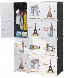 KriShyam High Density Block Board Collapsible Wardrobe