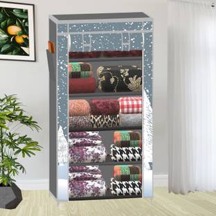 SB07 5 Layer Unique collapsible wardrobe PP Collapsible Wardrobe