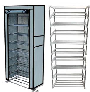 RAXON WORLD Carbon Steel Collapsible Wardrobe