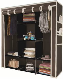 MS MODSTYLE 6+2 Shelves Portable 88130 PP Collapsible Wardrobe