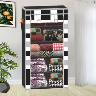 SB07 5 Layer Unique collapsible wardrobe PP Collapsible Wardrobe