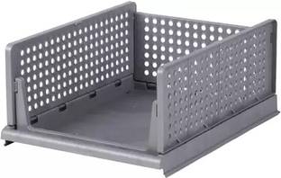 Vozica Folding Wardrobe Organizer Plastic Stackable Clothe Closet Polyester Collapsible Wardrobe