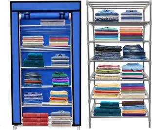 GlowSilk Carbon Steel Collapsible Wardrobe Carbon Steel Collapsible Wardrobe