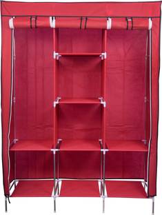 vipash A+1 luxury made in india 8 shelf portable wardrobe Carbon Steel Collapsible Wardrobe