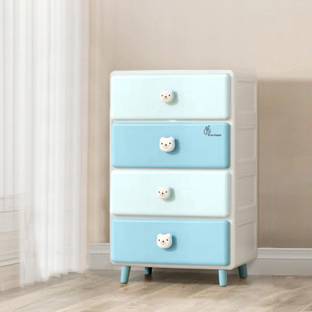 R for Rabbit Kiddo Korner Teddy | Wardrobe for Kids | Portable Storage Organizer PP Collapsible Wardrobe