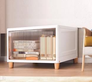 Evrum 1-Shelf Plastic Collapsible Cupboard PC Collapsible Wardrobe