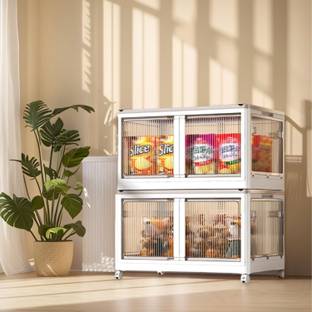 Keekos Storage Organizer Boxes Bins Foldable Clothes/Toys/Office Supplies/Snacks Metal Collapsible Shoe Stand