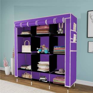Continental Continental Purple PP Collapsible Wardrobe