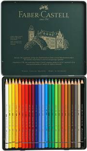 FABER-CASTELL ART NO-117524 24 ALBRECHT DURER WATERCOLOR PENCIL FOR PROFESSIONAL ARTISTS HEXAGONAL Shaped Color Pencils