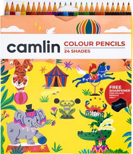 Camlin Full Size Hexagonal Shaped Color Pencils