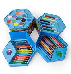 NANHE SHARKS Drawing Kit Sketch Pens Shaped Color Pencils